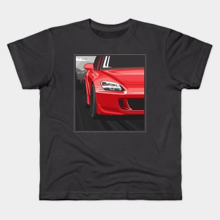 Honda S2000 AP2 Rolling - New Formula Red Kids T-Shirt